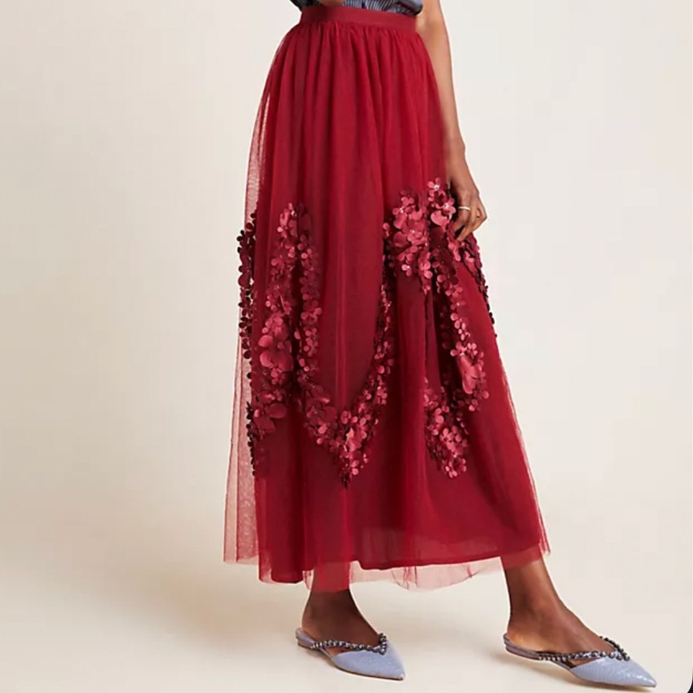 Varun Bahl red tulle skirt 😻